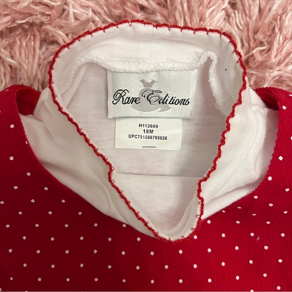 Two Piece RARE EDITIONS Christmas Tree Holiday DRESS 18 months - Picture 5 of 9